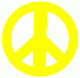 TANNING STICKER - PEACE SIGN 100 STICKERS