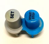 Buttons for Solar Storm Timers - Blue/Grey - SET and START/STOP