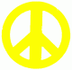 TANNING STICKER - PEACE SIGN