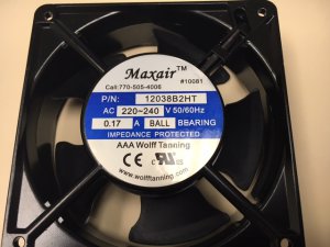 Fan, 4" (220VAC, 110cfm) 10081