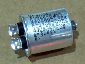 Capacitor, 4 uF (w/ mounting stud)