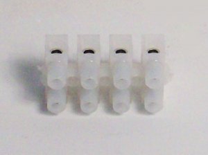 Terminal Block, 4-way, bare