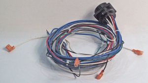 Tanning bed part wire harness