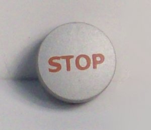 Button, SS755 STOP