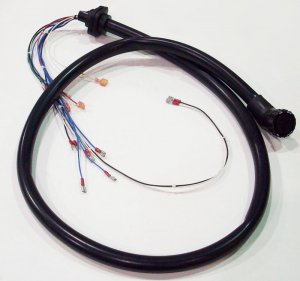 Tanning bed part wire harness