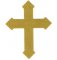 Tanning sticker cross
