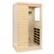 1-Person Far Infrared Sauna with Right Door Entrance for Indoor Use